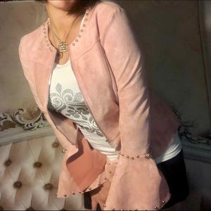 Fanco Jackets & Coats - Deep Blush Pink Faux Suede Jacket Fanco Jackets & Coats - Deep Blush Pink Faux Suede Jacket